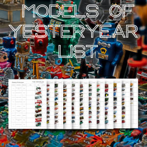 Matchbox Models of Yesteryear List